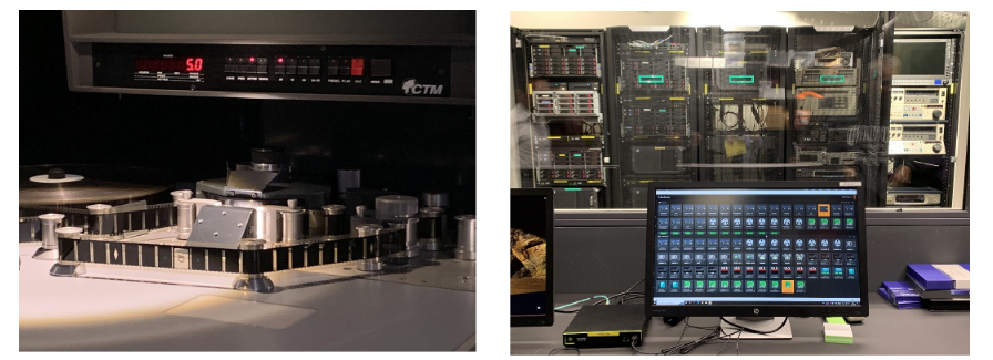 Equipment at the Swiss Cinémathèque in Penthaz.