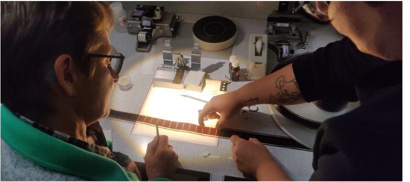 Equipment at the Swiss Cinémathèque in Penthaz.